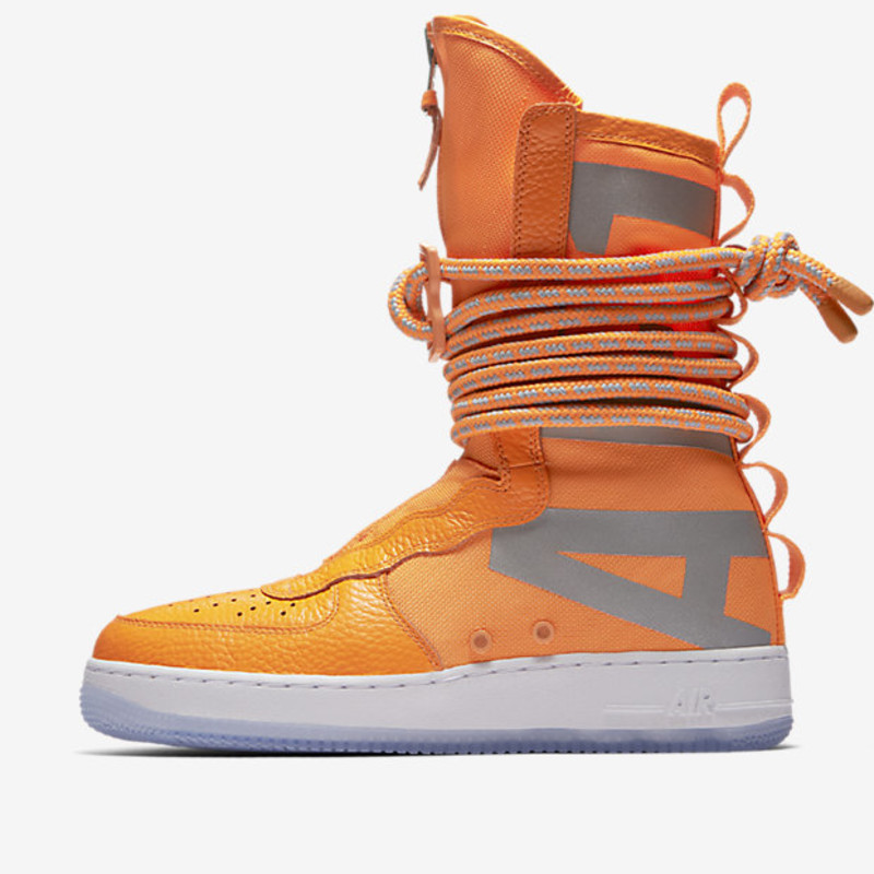 Orange high top clearance forces